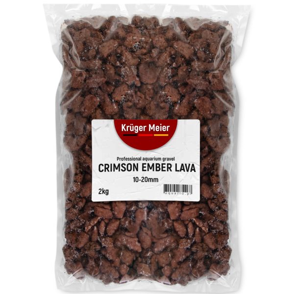Kruger Meier Crimson Ember Lava 10–20 mm – Lawowe podłoże strukturalne 2 kg sklep akwarystyczny śląsk