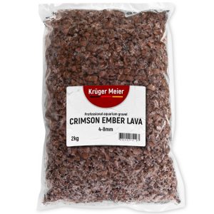 Kruger Meier Crimson Ember Lava 4–8 mm – Lawowe podłoże filtracyjne 2 kg sklep akwarystyczny śląsk