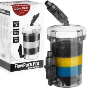 Kruger Meier FlowPure Pro 1600 - prefiltr kubełkowy zewnętrzny 16/22 sklep akwarystyczny śląsk