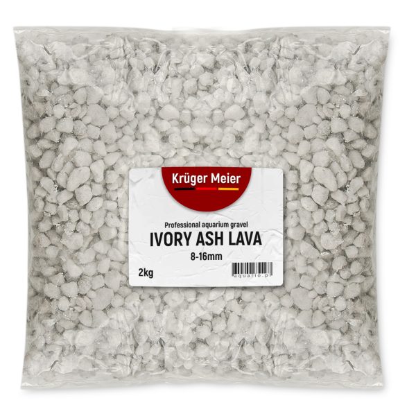 Kruger Meier Ivory Ash Lava 8-16 mm - Żwirek do akwarium 2kg sklep akwarystyczny śląsk