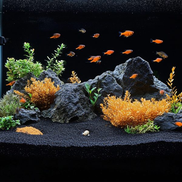 Kruger Meier Obsidian Shadow 0.8–1.6 mm – Piasek akwarystyczny 2 kg sklep premium dla akwarystów