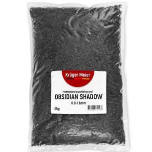Kruger Meier Obsidian Shadow 0.8–1.6 mm – Piasek akwarystyczny 2 kg sklep akwarystyczny śląsk