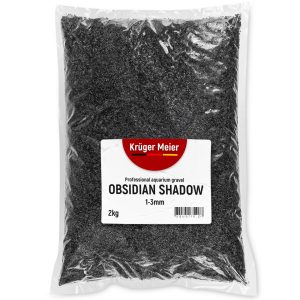 Kruger Meier Obsidian Shadow 1–3 mm – Żwirek akwarystyczny 2 kg sklep akwarystyczny śląsk