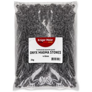 Kruger Meier Onyx Magma Stones 4-8 mm - Żwirek do akwarium 2kg sklep akwarystyczny śląsk