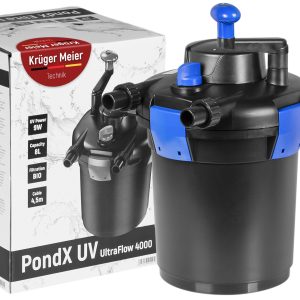 Kruger Meier PondX UV 4000 - filtr ciśnieniowy z lampą UV do oczka wodnego 4000l sklep akwarystyczny śląsk