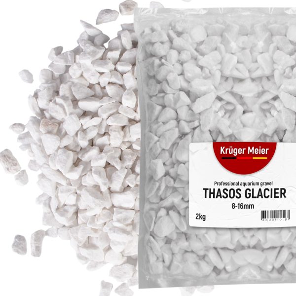 Kruger Meier Thasos Glacier 8–16 mm – Żwirek akwarystyczny 2 kg sklep premium dla akwarystów