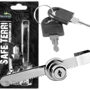 Terrario Safe Terri 120 - zamek do drzwi przesuwnych 12cm sklep akwarystyczny śląsk