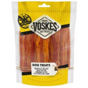 Voskes Chicken Fillet Strips With Lamb - suszone mięso dla psa z kurczak z jagnięciną 400g sklep akwarystyczny śląsk