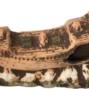 AQN N-30011 WRAK STATEK Z OTWOREM 19x11x6cm opakow sklep akwarystyczny śląsk