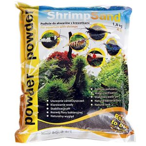 AQUA ART PODŁOŻE SHRIMP SAND POWDER CZARN. 1