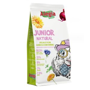 Alegia - Junior Natural - pokarm ziołowy dla młodych świnek morskich 650g sklep akwarystyczny śląsk