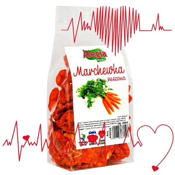 Alegia - czipsy z marchewki 60g sklep premium dla akwarystów