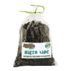 Alegia - liście mięty 35g sklep akwarystyczny śląsk