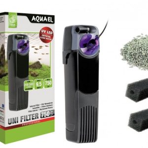 Aquael Filtr Wewnętrzny Unifilter UV 750 do 300L 3xGąbka