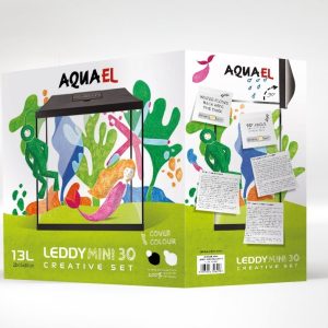Aquael Zestaw Akwar. Leddy MINI 30 BIAŁY sklep akwarystyczny śląsk