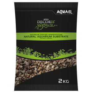 Aquael Żwir Naturalny Wielobarwny 3-5 mm 2 kg sklep akwarystyczny śląsk