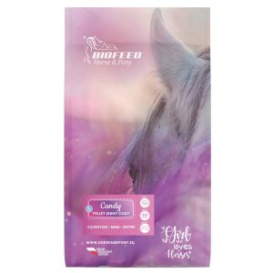 Biofeed Horse&Pony Candy Pellet Shiny Coat - pasza dla koni na zdrową sierść 25kg sklep akwarystyczny śląsk
