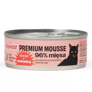 Comfy Appetit Premium Mousse - mokra karma z wołowiną dla kota 85g sklep akwarystyczny śląsk