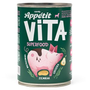 Comfy Appetit Vita Wieprzowina 400g - monoproteinowa karma dla psów sklep akwarystyczny śląsk