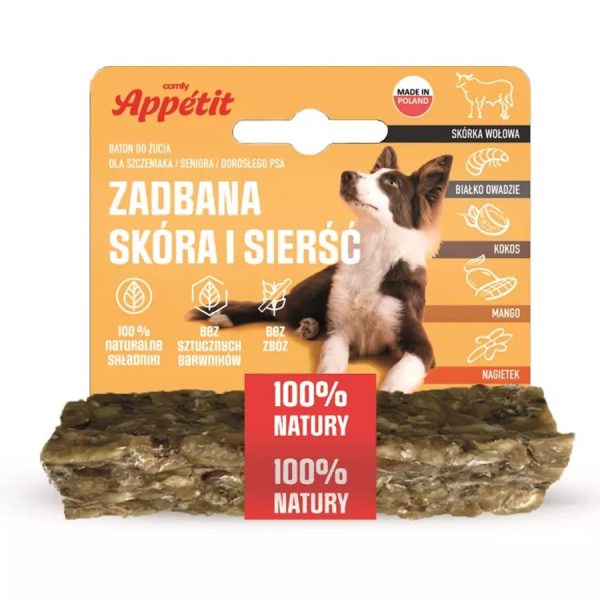 Comfy Appetit - baton dla psa na zdrową sierść 12cm 40g sklep akwarystyczny śląsk