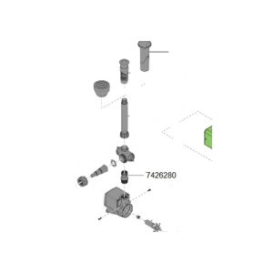 EHEIM adapter z pierścieniem uszczelniającym do MODUL 4000 (7426280) sklep akwarystyczny śląsk