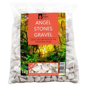 Eco Plant Angel Stones 1kg - białe kamienie otoczak 10-40mm sklep akwarystyczny śląsk