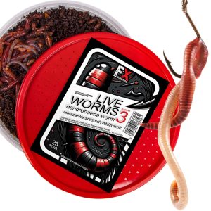 Fishing Expedition Live Worms No.3 - żywe robaki Dendrobena rozmiar 3 sklep akwarystyczny śląsk
