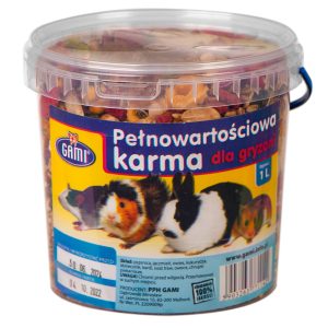 Gami - pełnowartościowa karma dla gryzoni 1L sklep akwarystyczny śląsk