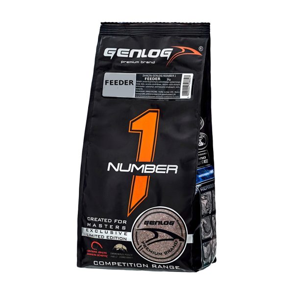 Genlog Number 1 Feeder - zanęta na ryby 1kg sklep premium dla akwarystów