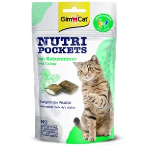 GimCat Nutri Pockets Catnip - kocie przysmaki z kocimiętką sklep akwarystyczny śląsk