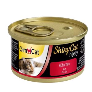 GimCat ShinyCat in Jelly - karma mięsna kurczak 70g sklep akwarystyczny śląsk