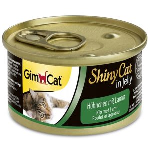 GimCat ShinyCat in Jelly - karma mięsna kurczak i jagnięcina 70g sklep akwarystyczny śląsk