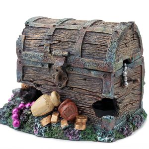 Happet - ozdoba do akwarium skrzynia skarbów 12cm sklep akwarystyczny śląsk