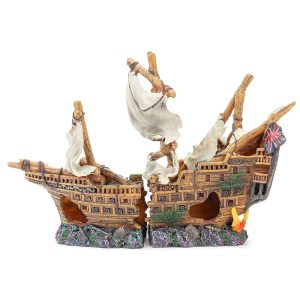 Happet - ozdoba do akwarium statek 25cm sklep akwarystyczny śląsk