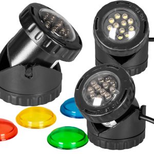 Jebao Pond Light LED 3 - kolorowe lampki LED do oczka i ogrodu sklep akwarystyczny śląsk