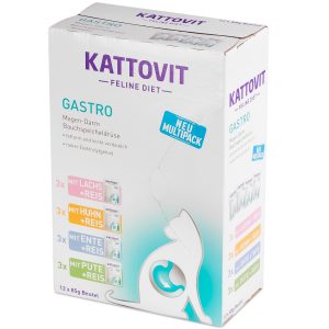 Kattovit Gastro Multipack 12x85g - karma dla kotów chorych na jelita