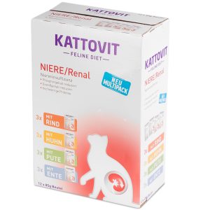 Kattovit Renal Multipack 12x85g - karma dla kotów chorych na nerki sklep akwarystyczny śląsk