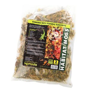 Komodo Habitat Moss 3l - żywy mech torfowiec 400g sklep akwarystyczny śląsk