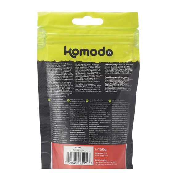 Komodo Nutri-Cal 75g - witaminy i wapno dla żółwi i jaszczurek sklep premium dla akwarystów