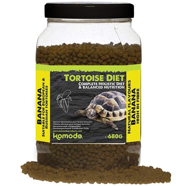 Kom Tortoise Diet Banana 680g sklep akwarystyczny / terrarystyczny