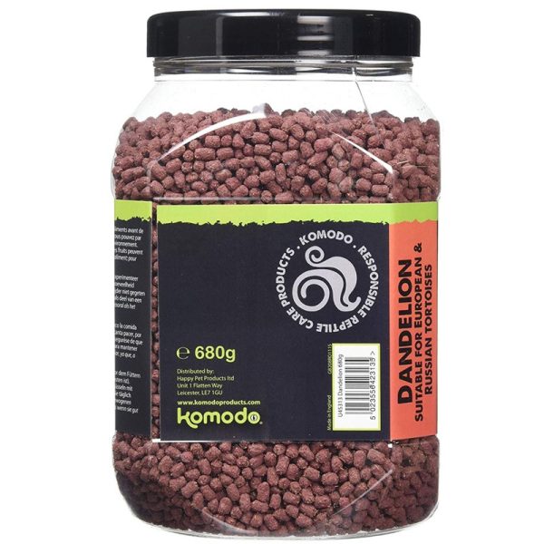 Komodo Tortoise Diet Dandelion 680g - pokarm dla żółwi sklep premium dla akwarystów