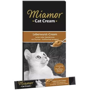 Miamor Cat Cream - paszteciki z wątróbką dla kota 6x15g sklep akwarystyczny śląsk