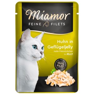 Miamor Filets Huhn in Geflugeljelly - polędwiczka z kurczaka w galarecie drobiowej 100g sklep akwarystyczny śląsk