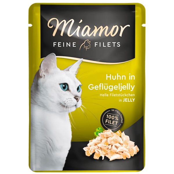 Miamor Filets Huhn in Geflugeljelly - polędwiczka z kurczaka w galarecie drobiowej 100g sklep akwarystyczny śląsk