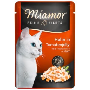 Miamor Filets Huhn in Tomatenjelly - kura w galarecie pomidorowej 100g sklep akwarystyczny śląsk