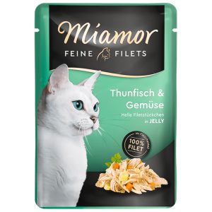 Miamor Filets Thunfisch & Gemuse - tuńczyk z warzywami w galarecie 100g sklep akwarystyczny śląsk