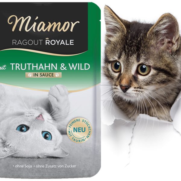Miamor Royale mit Truthahn & wild - mokra karma indyk i dziczyzna w sosie 100g sklep premium dla akwarystów