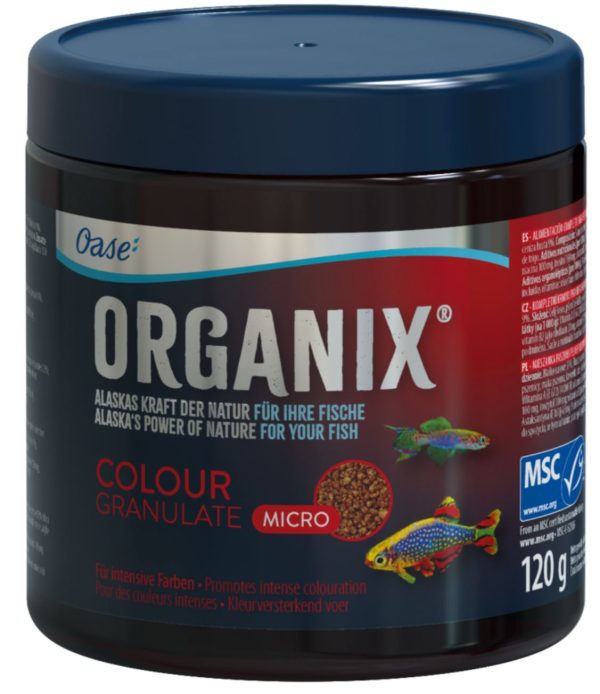 Oase Organix Colour Micro 250ml - pokarm mikro granulki dla ryb wybarwiający sklep akwarystyczny śląsk