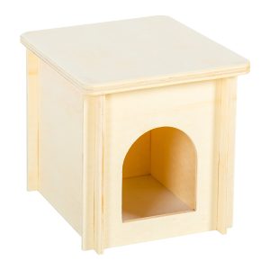 OiiBO Wooden House WH02L - drewniany domek dla gryzoni sklep akwarystyczny śląsk