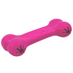 Pet Nova zabawka - kość na przysmaki z aromatem wołowiny różowa 11cm sklep akwarystyczny śląsk